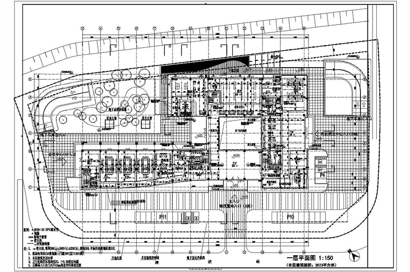 辦公樓裝修平面消防設(shè)計施工圖