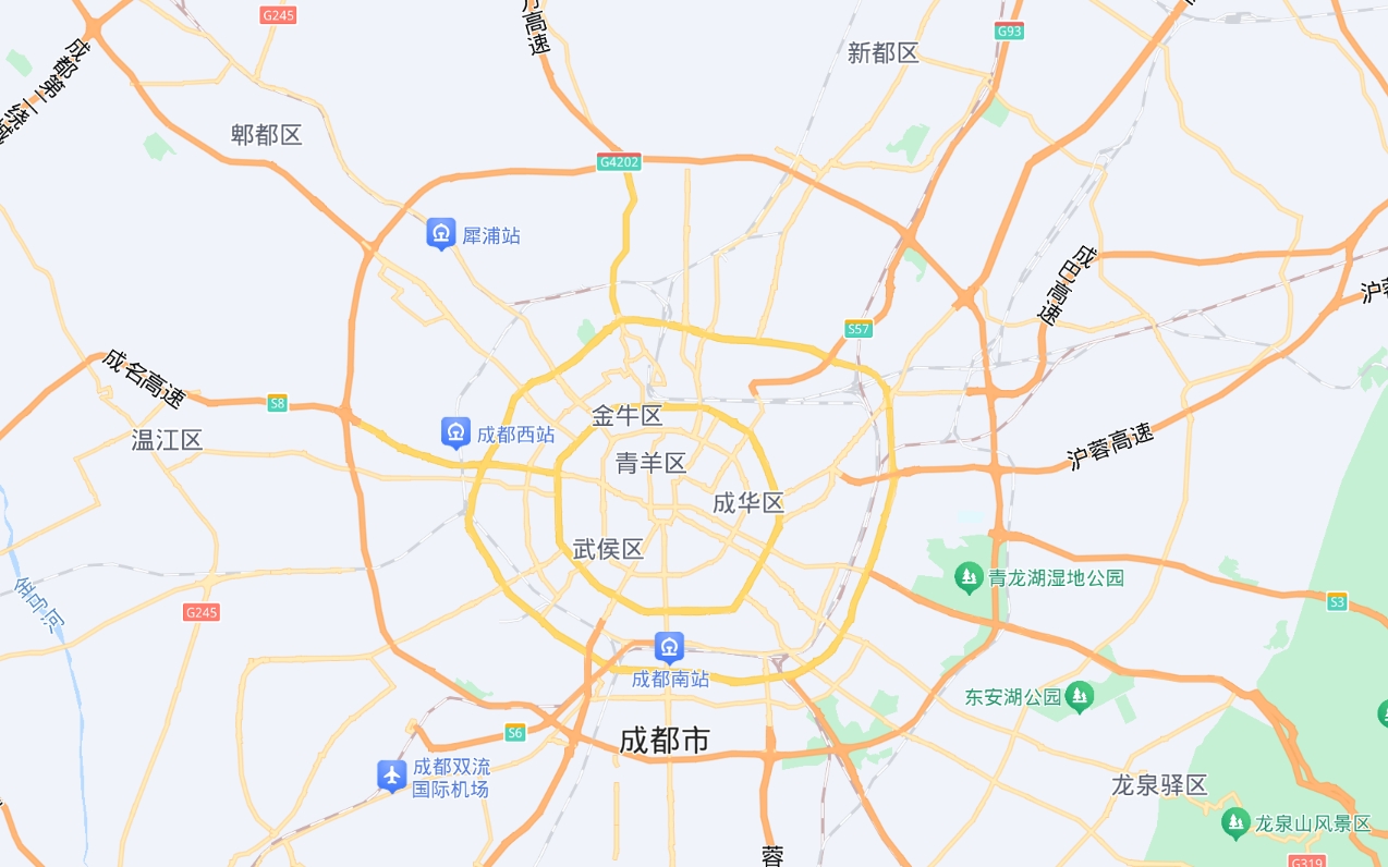 成都市轄12個區(qū)、5個縣級市以及3個縣