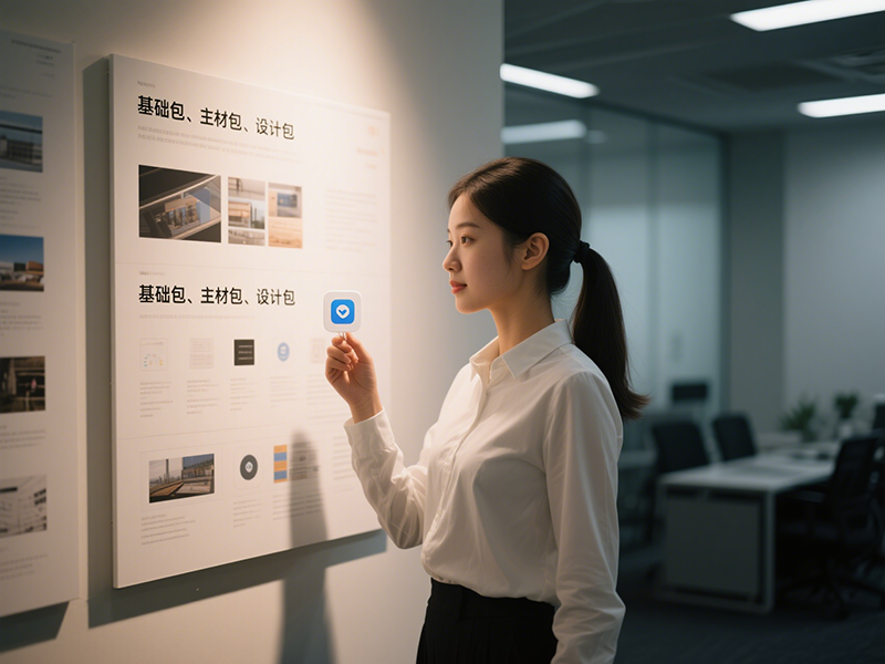 辦公室裝修基礎(chǔ)包、主材包、設(shè)計包